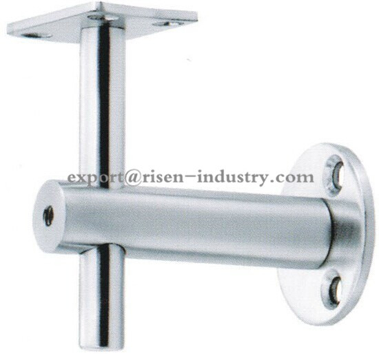 Handrail bracket rail to wall connector RS328, stainless steel 304, finishing satin, mirror