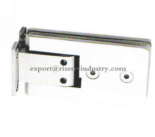 Bathroom glass clamp RS1814, Rectangle 90 degree, two sides