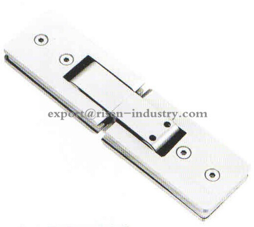 Bathroom glass clamp RS1816, Rectangle 180 degree