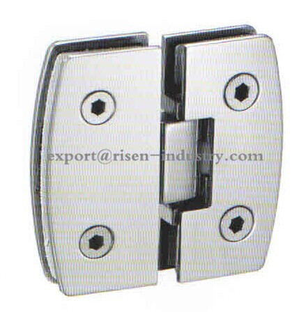 Bathroom glass clamp RS1824, 80# Camber 180 degree