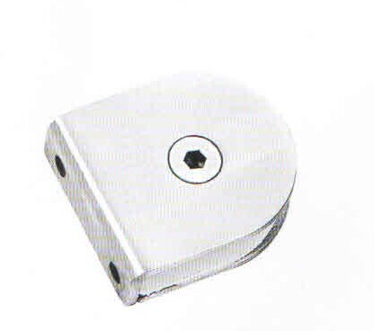Square partition hinge RS1832, 0 degree, material stainless steel, finishing satin mirror