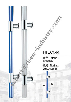 Stainless steel door handle HL6042, dia38 X 600