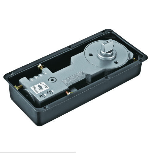 Floor Hinge T-28, color:black or blue, casting iron,  weight capacity 100kgs,