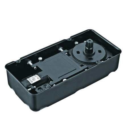 Floor Hinge 7300, color:black or blue, casting iron,  weight capacity 130kgs,
