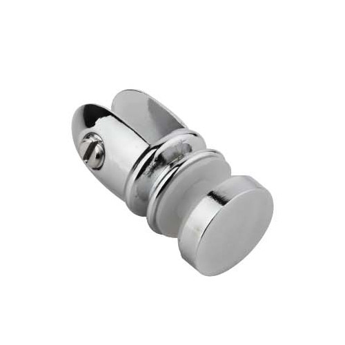 Fixed Glass Holder YS-025, Zinc Alloy,  for glass 8mm, finishing chrome or Satin