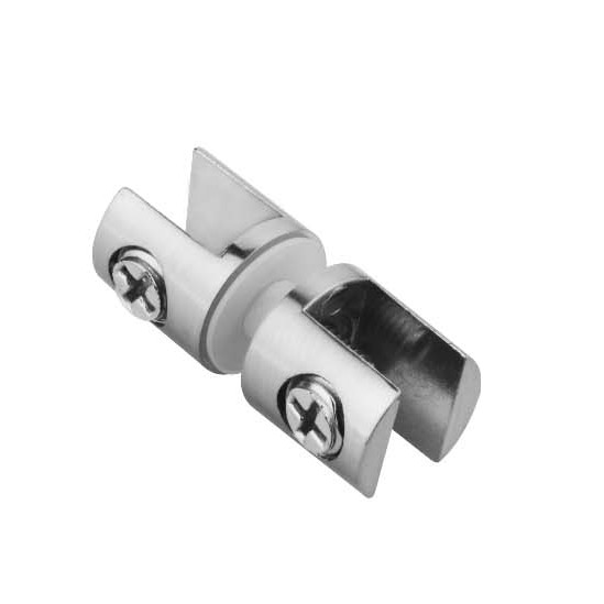Fixed Glass Holder YS-029M, Zinc Alloy,  for glass 8-10mm, finishing chrome or Satin