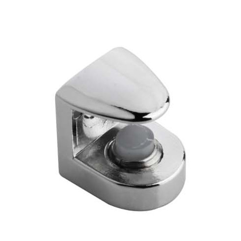 Fixed Glass Holder YS-035, Zinc Alloy,  for glass 8mm, finishing chrome or Satin