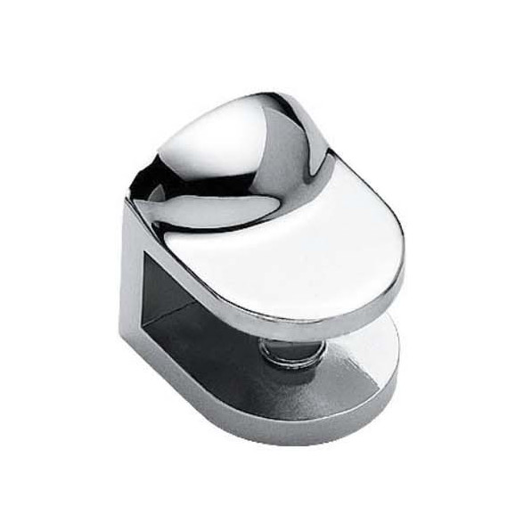 Fixed Glass Holder YS-039L Zinc Alloy,  for glass 10-12mm, finishing chrome or Satin