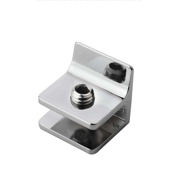 Fixed Glass Holder YS-044 Zinc Alloy,  for glass 8-10mm, finishing chrome or Satin
