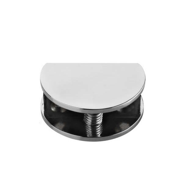 Fixed Glass Holder YS-047L Zinc Alloy,  for glass 10-12mm, finishing chrome or Satin