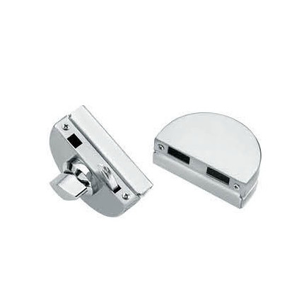 Glass door locks LC-012, stainless steel 304 plate, finishing satin or mirror
