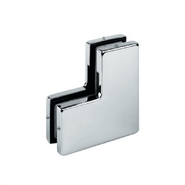 Glass Patch Fitting A-080, Material aluminium, steel, stainless steel, finishing satin, mirror