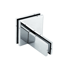 Glass Patch Fitting A-085, Material aluminium, steel, stainless steel, finishing satin, mirror